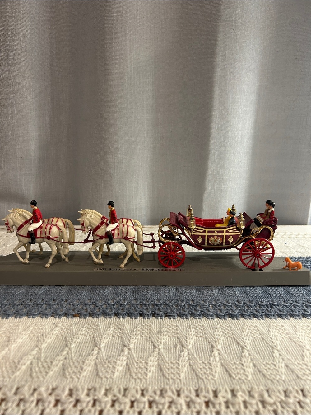 Vintage Corgi 1902 State Landau Royal Carriage Queen Silver Jubilee 1977 Diecast